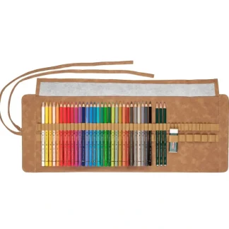 Faber-Castell Polychromos Colour Pencils - Pencil Roll 34 Pieces - Little Painter Art | Exploring the Endless Possibilities of Art^ Online