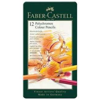 Faber-Castell Polychromos Coloured Pencil Set 12pk - Little Painter Art | Exploring the Endless Possibilities of Art^ Fashion