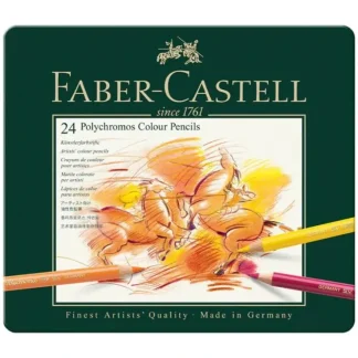 Faber-Castell Polychromos Coloured Pencil Set 24pk - Little Painter Art | Exploring the Endless Possibilities of Art^ Sale