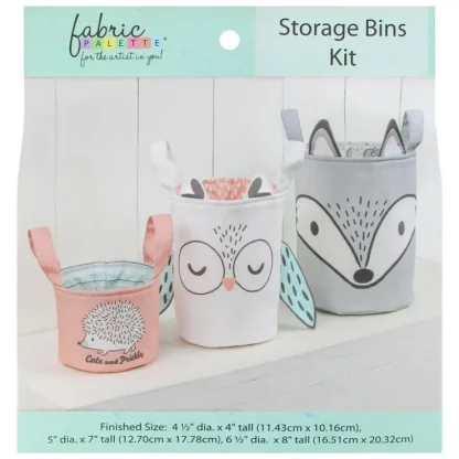 Fabric Editions Storage Bins Kit - Little Painter Art | Exploring the Endless Possibilities of Art^ Fashion