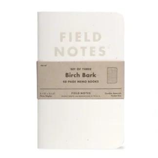 Field Notes Birch Bark Memo Books 3pk Grid - Little Painter Art | Exploring the Endless Possibilities of Art^ Fashion