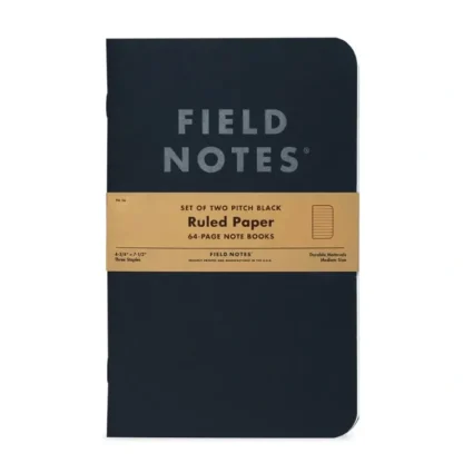 Field Notes Pitch Black Notebooks 2pk Ruled - Little Painter Art | Exploring the Endless Possibilities of Art^ Hot