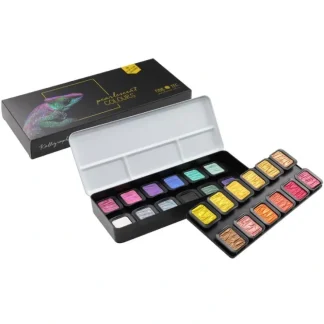 Finetec Mica Pearlescent Watercolour Set 24pk - Little Painter Art | Exploring the Endless Possibilities of Art^ Cheap