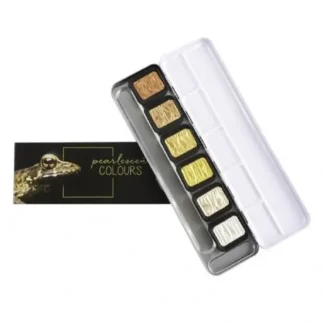 Finetec Mica Pearlescent Watercolour Set 6pk Metallic - Little Painter Art | Exploring the Endless Possibilities of Art^ Shop