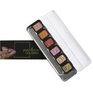 Finetec Mica Pearlescent Watercolour Set 6pk Warm - Little Painter Art | Exploring the Endless Possibilities of Art^ Outlet