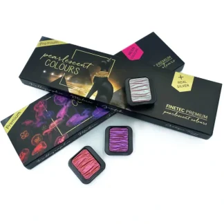 FINETEC Premium Metallic-Pearlescent-Iridescent Watercolour Set - Little Painter Art | Exploring the Endless Possibilities of Art^ Cheap