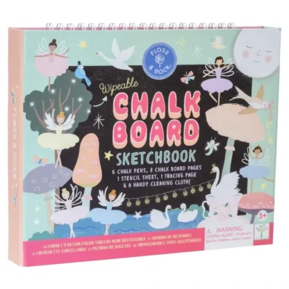 Floss & Rock Chalk Board Sketchbook - Enchanted - Little Painter Art | Exploring the Endless Possibilities of Art^ Clearance