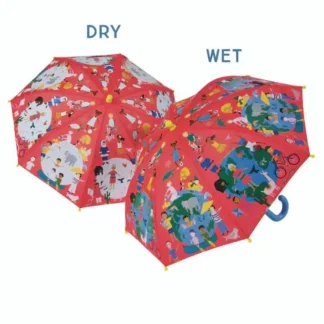 Floss & Rock Kid's Colour-Change Umbrella - One World - Little Painter Art | Exploring the Endless Possibilities of Art^ Online
