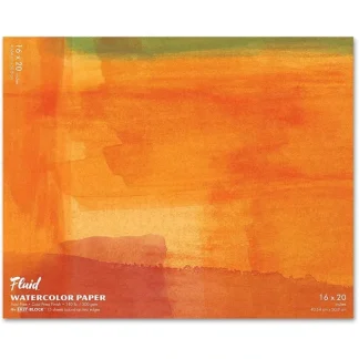Fluid Cold Pressed Watercolour Block 16"x20" 140lb - Little Painter Art | Exploring the Endless Possibilities of Art^ Cheap