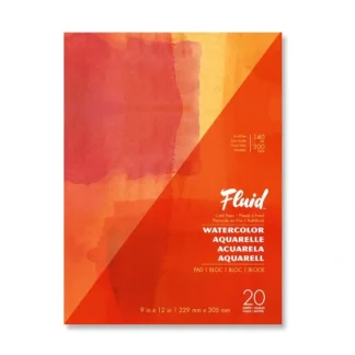 Fluid Cold Pressed Watercolour Pad 9"x12" 140lb - Little Painter Art | Exploring the Endless Possibilities of Art^ Online