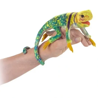 Folkmanis Finger Puppet - Collared Lizard - Little Painter Art | Exploring the Endless Possibilities of Art^ Online