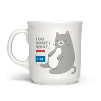 Fred Say Anything Mug 16oz "I Do What I Want" Cat - Little Painter Art | Exploring the Endless Possibilities of Art^ Store