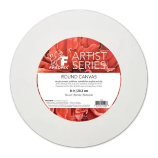 Fredrix Stretched Canvas - 8" Round - Little Painter Art | Exploring the Endless Possibilities of Art^ Store