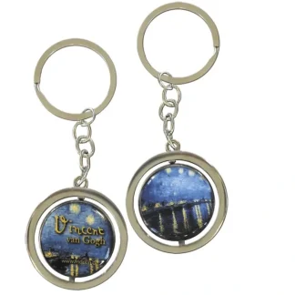 Fridolin Keychain - Vincent van Gogh "Starry Night" - Little Painter Art | Exploring the Endless Possibilities of Art^ Flash Sale