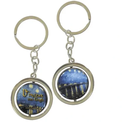 Fridolin Keychain - Vincent van Gogh "Starry Night" - Little Painter Art | Exploring the Endless Possibilities of Art^ Flash Sale