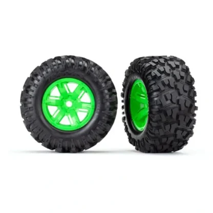 7772G Traxxas X-Maxx green wheels, Maxx AT tires, glued (2) - Little Painter Art | Exploring the Endless Possibilities of Art Best