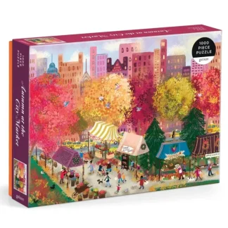 Galison 1000pc Puzzle - Autumn at the City Market - Little Painter Art | Exploring the Endless Possibilities of Art^ Best