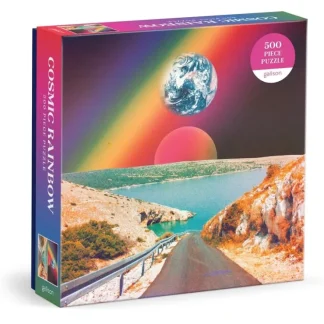 Galison 500pc Puzzle - Cosmic Rainbow - Little Painter Art | Exploring the Endless Possibilities of Art^ Discount