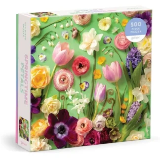 Galison 500pc Puzzle - Springtime Petals - Little Painter Art | Exploring the Endless Possibilities of Art^ Fashion