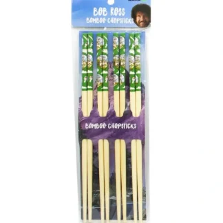 GAMAGO Bamboo Chopsticks Set of 4 - Bob Ross - Little Painter Art | Exploring the Endless Possibilities of Art^ Sale