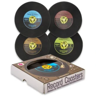 GAMAGO Silicone Coasters 4pk - Vinyl Record - Little Painter Art | Exploring the Endless Possibilities of Art^ Discount