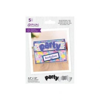 Gemini Stamp & Die Balloon Sentiments - Party - Little Painter Art | Exploring the Endless Possibilities of Art^ Cheap