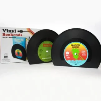 Gift Republic Bookend Set - Vinyl Records - Little Painter Art | Exploring the Endless Possibilities of Art^ Cheap