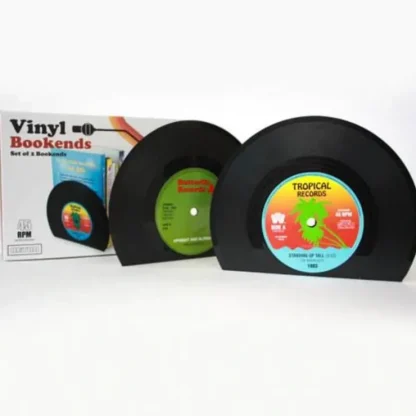 Gift Republic Bookend Set - Vinyl Records - Little Painter Art | Exploring the Endless Possibilities of Art^ Cheap