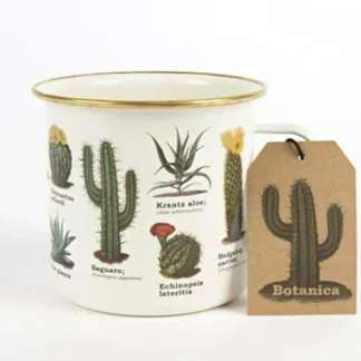Gift Republic Enamel Mug - Botanica Succulents - Little Painter Art | Exploring the Endless Possibilities of Art^ Store
