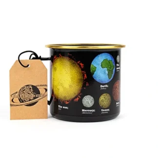 Gift Republic Enamel Mug - Astronomia Outer Space - Little Painter Art | Exploring the Endless Possibilities of Art^ Best