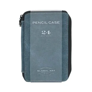 Global Art Canvas Pencil Case - Steel Blue - Little Painter Art | Exploring the Endless Possibilities of Art^ New