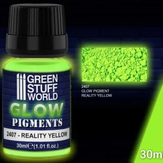 Glow in the Dark Pigments - REALITY YELLOW-GREEN - Little Painter Art | Exploring the Endless Possibilities of Art^ Shop