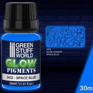 Glow in the Dark Pigments - SPACE BLUE - Little Painter Art | Exploring the Endless Possibilities of Art^ Outlet