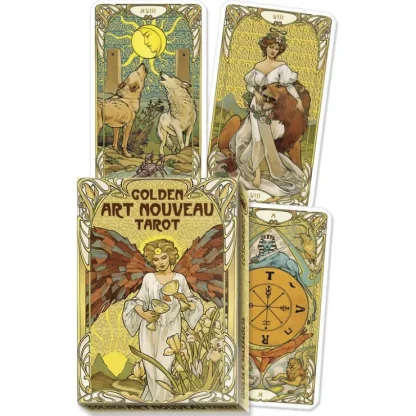 Golden Art Nouveau Grand Trumps by Giulia Francesca Massaglia - Little Painter Art | Exploring the Endless Possibilities of Art^ Best