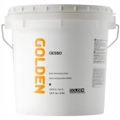 Golden Gesso Acrylic Primer - 3.78L - Bright White - Little Painter Art | Exploring the Endless Possibilities of Art^ Shop