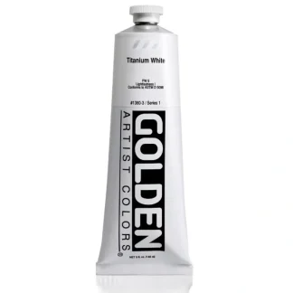 Golden Heavy Body Acrylic Paint 5oz Titanium White - Little Painter Art | Exploring the Endless Possibilities of Art^ Fashion
