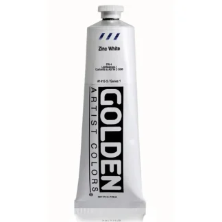 Golden Heavy Body Acrylic Paint 5oz Zinc White - Little Painter Art | Exploring the Endless Possibilities of Art^ New