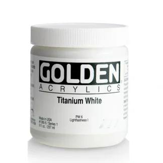 Golden Heavy Body Acrylic Paint 8oz Titanium White - Little Painter Art | Exploring the Endless Possibilities of Art^ Cheap