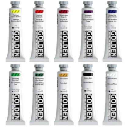 Golden Heavy Body Acrylic Paint Tubes 2oz - Little Painter Art | Exploring the Endless Possibilities of Art^ Clearance