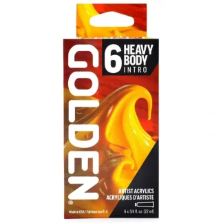 Golden Heavy Body Artist Acrylics - Intro Set of 6 x 22ml - Little Painter Art | Exploring the Endless Possibilities of Art^ Cheap