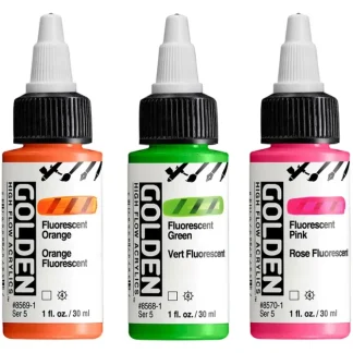 Golden High Flow Acrylics - Effect Colours 30ml - Little Painter Art | Exploring the Endless Possibilities of Art^ Online
