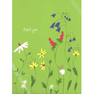 Great Arrow Thank You Notecards 8pk - Floral on Green - Little Painter Art | Exploring the Endless Possibilities of Art^ Fashion