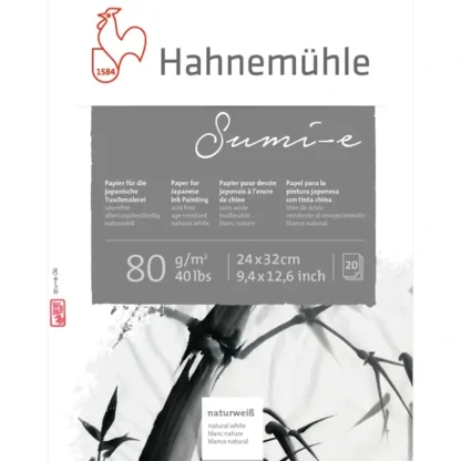 Hahnemhle Sumi-e Pad - 80gsm - 20 Sheets - 24 x 32cm - Little Painter Art | Exploring the Endless Possibilities of Art^ Cheap