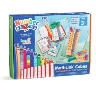 Hand2Mind Number Blocks Mathlink Cubes 11-20 Activity Set - Little Painter Art | Exploring the Endless Possibilities of Art^ Discount