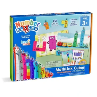 Hand2Mind Number Blocks MathLink Cubes 1-10 Activity Set - Little Painter Art | Exploring the Endless Possibilities of Art^ Online