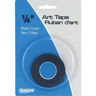 Headline Graphic Art Tape 1/4" Black Crepe - Little Painter Art | Exploring the Endless Possibilities of Art^ Sale
