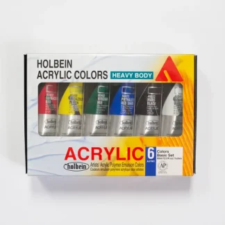 Holbein Acrylic Heavy body Basic 6 Color Set 60ml - Little Painter Art | Exploring the Endless Possibilities of Art^ Sale