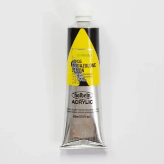 Holbein Acrylic Heavy body AU435 Imidazolone Lemon C 60ml - Little Painter Art | Exploring the Endless Possibilities of Art^ New