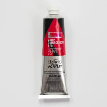 Holbein Acrylic Heavy body AU402 Quinacridone Red D 60ml - Little Painter Art | Exploring the Endless Possibilities of Art^ Best Sale