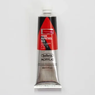 Holbein Acrylic Heavy body AU409 Naphthol Red B 60ml - Little Painter Art | Exploring the Endless Possibilities of Art^ Clearance